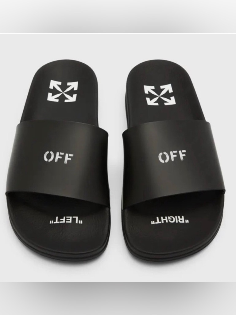 Off-White Pool Slides